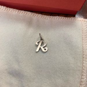 James Avery R initial charm